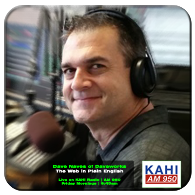 Dave Naves Live on the Radio - KAHI AM 950 - Friday Mornings 8:45am